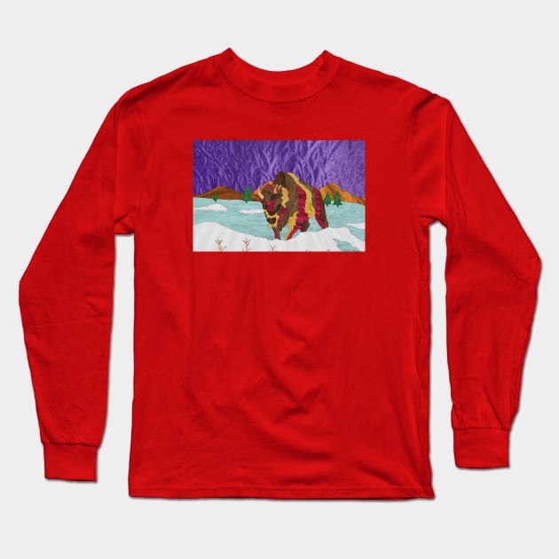 Highland Buffalo Long Sleeve T-Shirt by Gregg Standridge